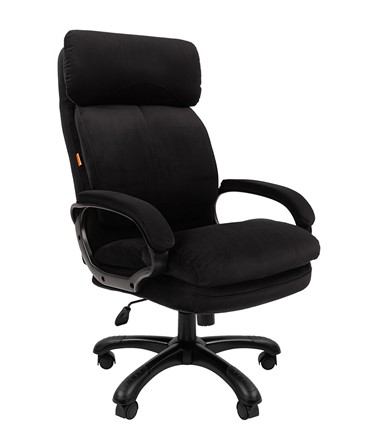 Офисное кресло CHAIRMAN HOME 505, велюр черное в Заводоуковске - изображение