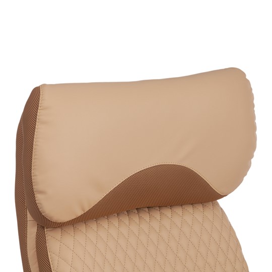 Офисное кресло CHIEF кож/зам/ткань, бежевый/бронза, 36-34/21 арт.16161 в Тюмени - изображение 5