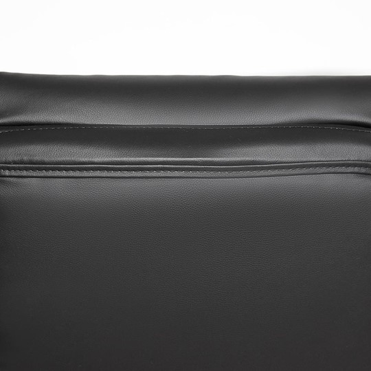 Кресло компьютерное CHIEF кож/зам/ткань, черный/черный стеганный/черный, 36-6/36-6/11 арт.12851 в Тюмени - изображение 9