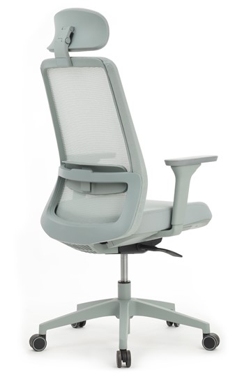 Офисное кресло Design WORK W-218C, Голубой в Тюмени - изображение 2