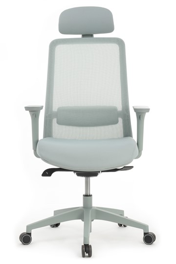 Офисное кресло Design WORK W-218C, Голубой в Заводоуковске - изображение 4