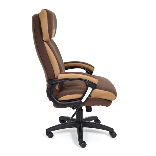 Офисное кресло DUKE флок/ткань, коричневый/бронза, 6/TW-21 арт.14043 в Заводоуковске - изображение 2