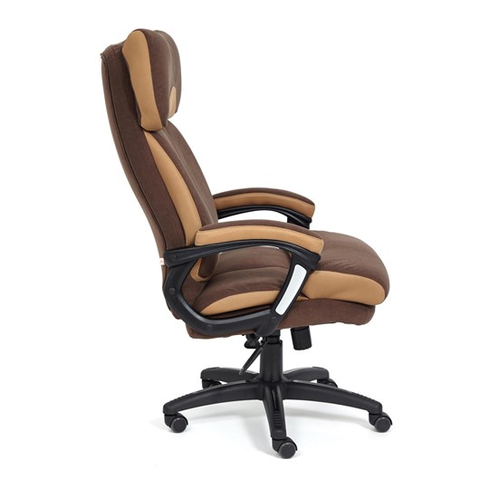 Офисное кресло DUKE флок/ткань, коричневый/бронза, 6/TW-21 арт.14043 в Заводоуковске - изображение 6