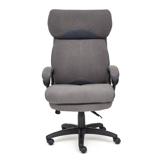Офисное кресло DUKE флок/ткань, серый/серый, 29/TW-12 арт.14039 в Ишиме - изображение 1