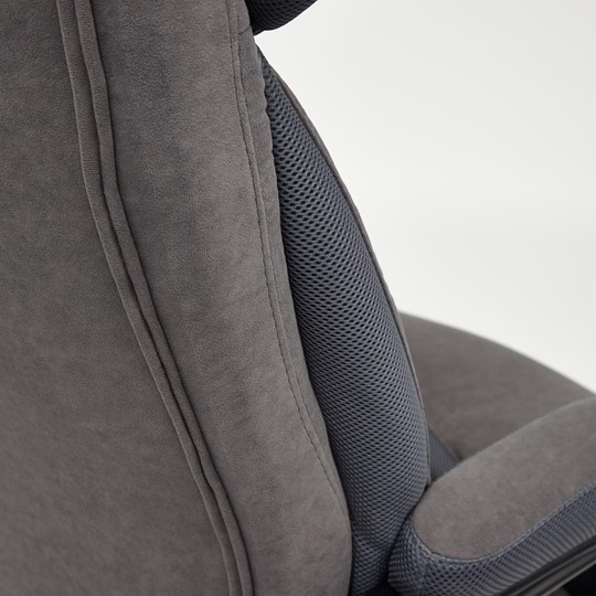 Офисное кресло DUKE флок/ткань, серый/серый, 29/TW-12 арт.14039 в Ишиме - изображение 17
