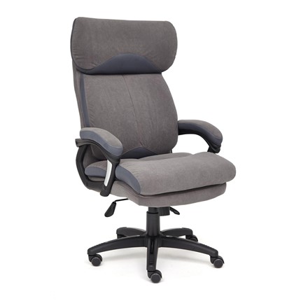 Офисное кресло DUKE флок/ткань, серый/серый, 29/TW-12 арт.14039 в Заводоуковске - изображение