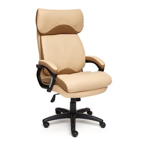 Кресло офисное DUKE кож/зам/ткань, бежевый/бронза, 36-34/21 арт.12906 в Тюмени