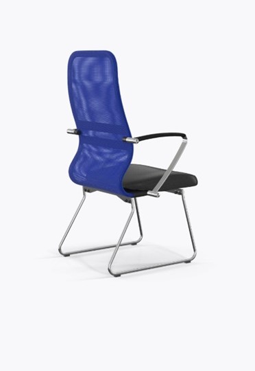 Кресло офисное Ergolife Sit 8 B2-9K - X1+Extra (Синий-Черный) в Тюмени - изображение 1
