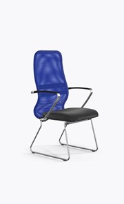 Кресло офисное Метта Ergolife Sit 8 B2-9K - X1+Extra (Синий-Черный) в Тюмени