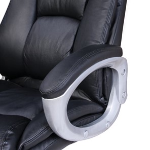 Кресло из натуральной кожи BRABIX "Grand EX-500", черное, 530861 в Тюмени - предосмотр 4