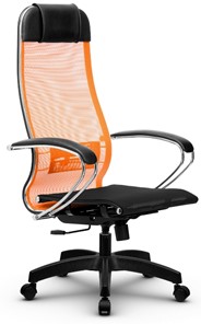 Кресло офисное МЕТТА B 1m 4/K131, Основание 17831 оранжевый/черный в Тюмени