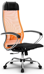 Кресло офисное МЕТТА B 1m 4/K131, Основание 17833 оранжевый/черный в Тюмени