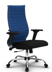 Офисное кресло МЕТТА B 2b 19/2D, Основание 17833 синий/черный в Тюмени