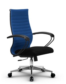 Кресло офисное МЕТТА B 2b 19/K130, Основание 17834 синий/черный в Заводоуковске