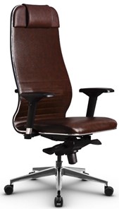 Кресло офисное Metta L 1m 38K2/4D мультиблок, нижняя часть 17839 коричневый в Тюмени