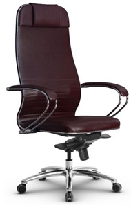 Кресло офисное Metta L 1m 38K2/K мультиблок, нижняя часть 17838 бордовый в Заводоуковске