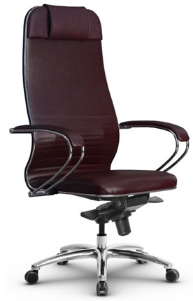 Кресло офисное Metta L 1m 38K2/K мультиблок, нижняя часть 17838 бордовый в Заводоуковске - изображение