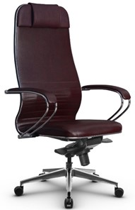 Кресло офисное Metta L 1m 38K2/K мультиблок, нижняя часть 17839 бордовый в Тюмени