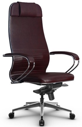 Кресло офисное Metta L 1m 38K2/K мультиблок, нижняя часть 17839 бордовый в Заводоуковске - изображение