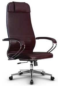 Кресло офисное Metta L 1m 38K2/K топган, нижняя часть 17834 бордовый в Тюмени