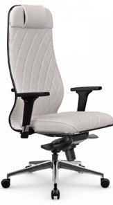 Кресло офисное Мetta L 1m 40M/2D Infinity Easy Clean (MPES) мультиблок, нижняя часть 17838 белый в Заводоуковске - предосмотр