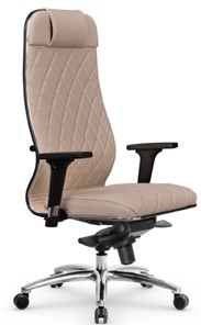 Кресло офисное Мetta L 1m 40M/2D Infinity Easy Clean (MPES) мультиблок, нижняя часть 17838 темно-бежевый в Тюмени