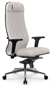Кресло офисное Мetta L 1m 40M/2D Infinity Easy Clean (MPES) мультиблок, нижняя часть 17839 белый в Ялуторовске - предосмотр