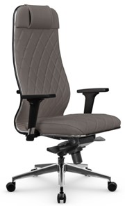 Кресло офисное Мetta L 1m 40M/2D Infinity Easy Clean (MPES) мультиблок, нижняя часть 17839 серый в Заводоуковске