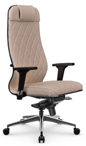 Кресло офисное Мetta L 1m 40M/2D Infinity Easy Clean (MPES) мультиблок, нижняя часть 17839 темно-бежевый в Тюмени