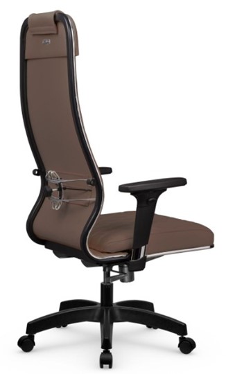 Кресло офисное Мetta L 1m 40M/2D Infinity Easy Clean (MPES) топган, нижняя часть 17831 светло-коричневый в Заводоуковске - изображение 3