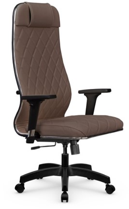 Кресло офисное Мetta L 1m 40M/2D Infinity Easy Clean (MPES) топган, нижняя часть 17831 светло-коричневый в Заводоуковске - изображение