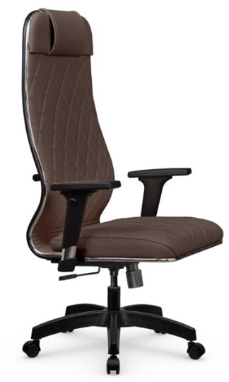 Кресло офисное Мetta L 1m 40M/2D Infinity Easy Clean (MPES) топган, нижняя часть 17831 темно-коричневый в Заводоуковске - изображение 1