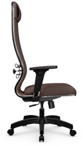 Кресло офисное Мetta L 1m 40M/2D Infinity Easy Clean (MPES) топган, нижняя часть 17831 темно-коричневый в Заводоуковске - предосмотр 2