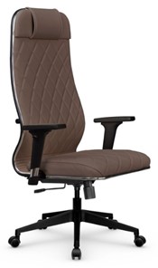 Кресло офисное Мetta L 1m 40M/2D Infinity Easy Clean (MPES) топган, нижняя часть 17832 светло-коричневый в Заводоуковске