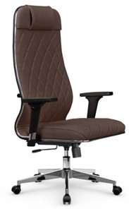 Кресло офисное Мetta L 1m 40M/2D Infinity Easy Clean (MPES) топган, нижняя часть 17834 темно-коричневый в Заводоуковске