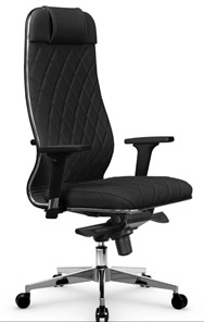 Кресло офисное Мetta L 1m 40M/2D Infinity Easy Clean (MPES) топган, нижняя часть 17852 черный в Заводоуковске