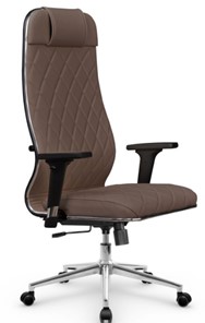 Кресло офисное Мetta L 1m 40M/2D Infinity Easy Clean (MPES) топган, нижняя часть 17852 светло-коричневый в Тюмени