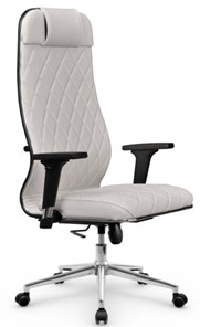 Кресло офисное Мetta L 1m 40M/2D Infinity Easy Clean (MPES) топган OMS, нижняя часть 17853 белый в Тюмени - предосмотр