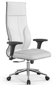 Офисное кресло Мetta L 1m 46/2D Infinity Easy Clean (MPES) топган OMS, нижняя часть 17853 белый в Тюмени