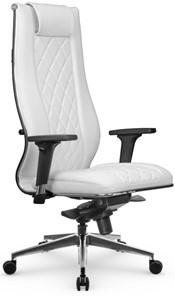 Офисное кресло МЕТТА L 1m 50M/2D Infinity Easy Clean мультиблок, нижняя часть 17839 белый в Ишиме