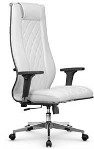 Офисное кресло МЕТТА L 1m 50M/2D Infinity Easy Clean топган, нижняя часть 17834 белый в Тюмени