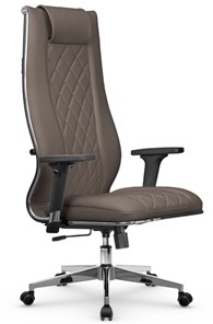 Офисное кресло МЕТТА L 1m 50M/2D Infinity Easy Clean топган, нижняя часть 17834 светло-коричневый в Тюмени