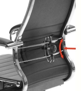 Офисное кресло Мetta L 1m 46/2D Infinity Easy Clean (MPES) топган, нижняя часть 17834 серый в Тюмени - предосмотр 2