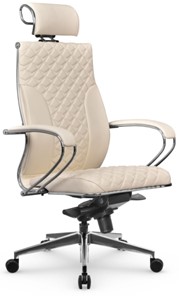 Кресло офисное Metta L 2c 44C/K116 Infinity Easy Clean мультиблок, нижняя часть 17839 молочный в Тюмени