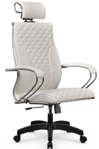 Кресло офисное Metta L 2c 44C/K116 Infinity Easy Clean топган, нижняя часть 17831 белый в Тюмени