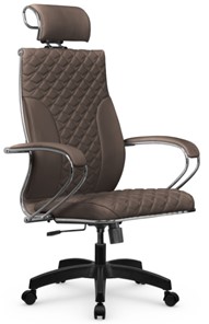 Кресло офисное Metta L 2c 44C/K116 Infinity Easy Clean топган, нижняя часть 17831 светло-коричневый в Заводоуковске