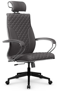 Кресло офисное Metta L 2c 44C/K116 Infinity Easy Clean топган, нижняя часть 17832 серый в Тюмени
