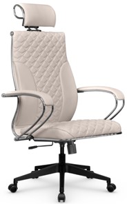 Кресло офисное Metta L 2c 44C/K116 Infinity Easy Clean топган, нижняя часть 17832 светло-бежевый в Тюмени
