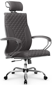 Кресло офисное Metta L 2c 44C/K116 Infinity Easy Clean топган, нижняя часть 17833 серый в Тюмени