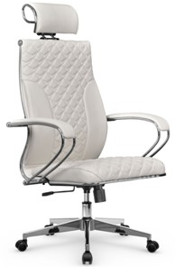 Кресло офисное Metta L 2c 44C/K116 Infinity Easy Clean топган, нижняя часть 17834 белый в Тюмени